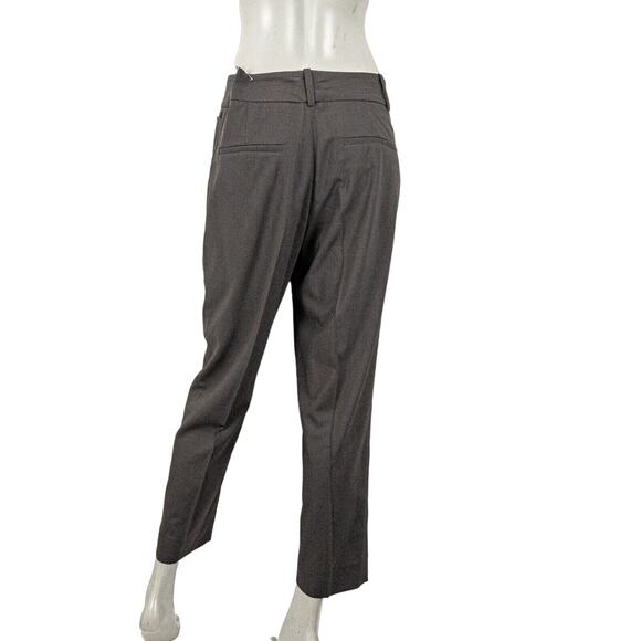 MM. LAFLEUR New York Crop Trouser Pants in Gray Wool Women's Size 6 - Picture 5 of 9